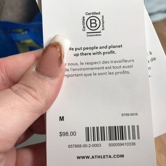 Athleta White Button-Up Shirt - Picture 6 of 8